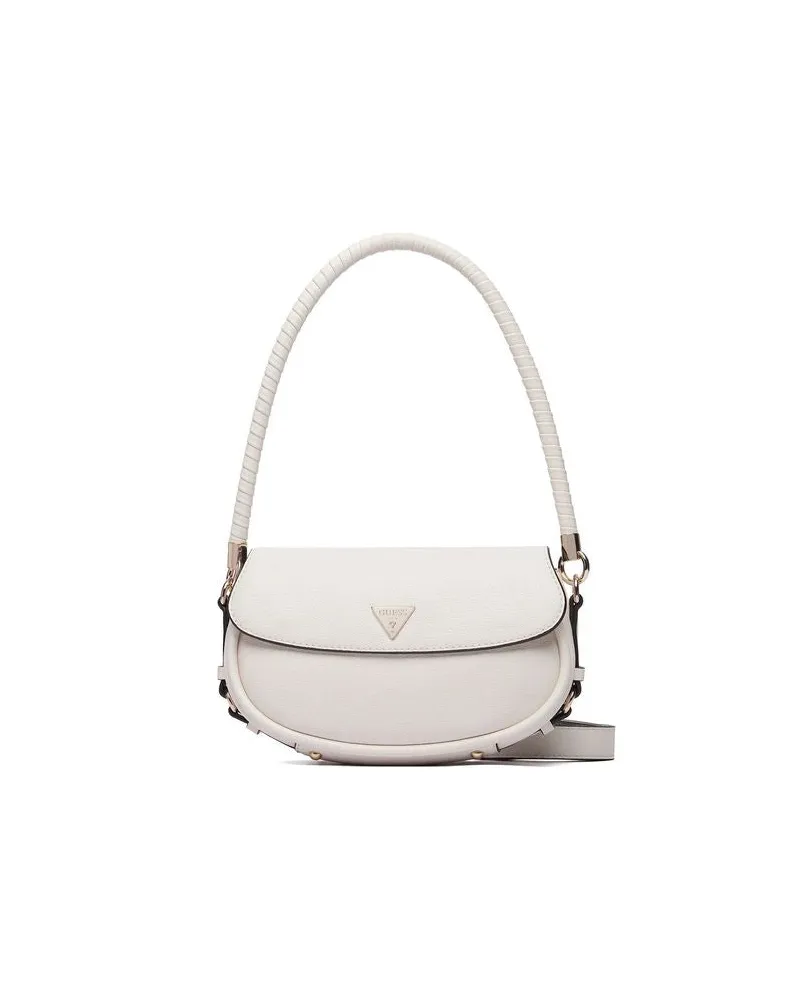 Guess Women's Shoulder Bag Off White Polyurethane - Shoulder-Bags White