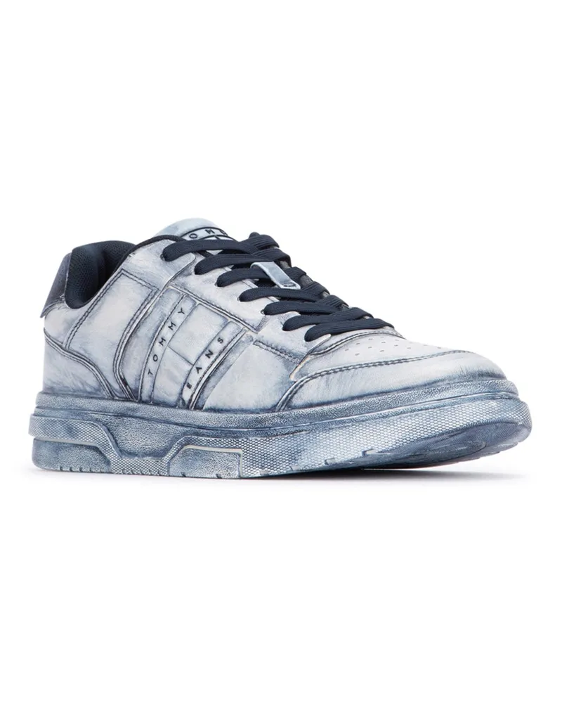 Tommy Hilfiger Women's Sneakers Darknightnavy Leather (fwa White