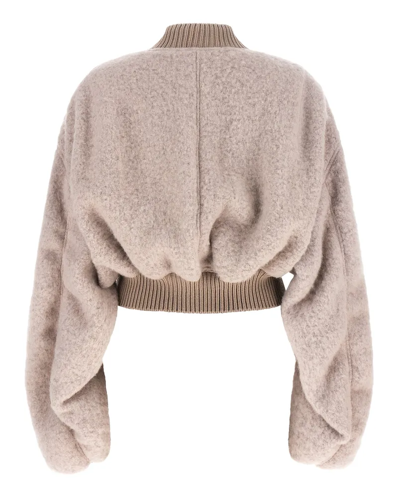 Rick Owens Women's Multicolor Marabou Bomber Clothing Pink