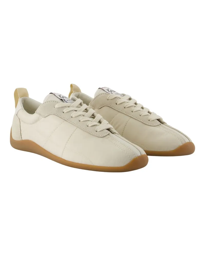 Kenzo Women's Striker Low Top Sneakers -  Synthetic Beige Shoes Beige
