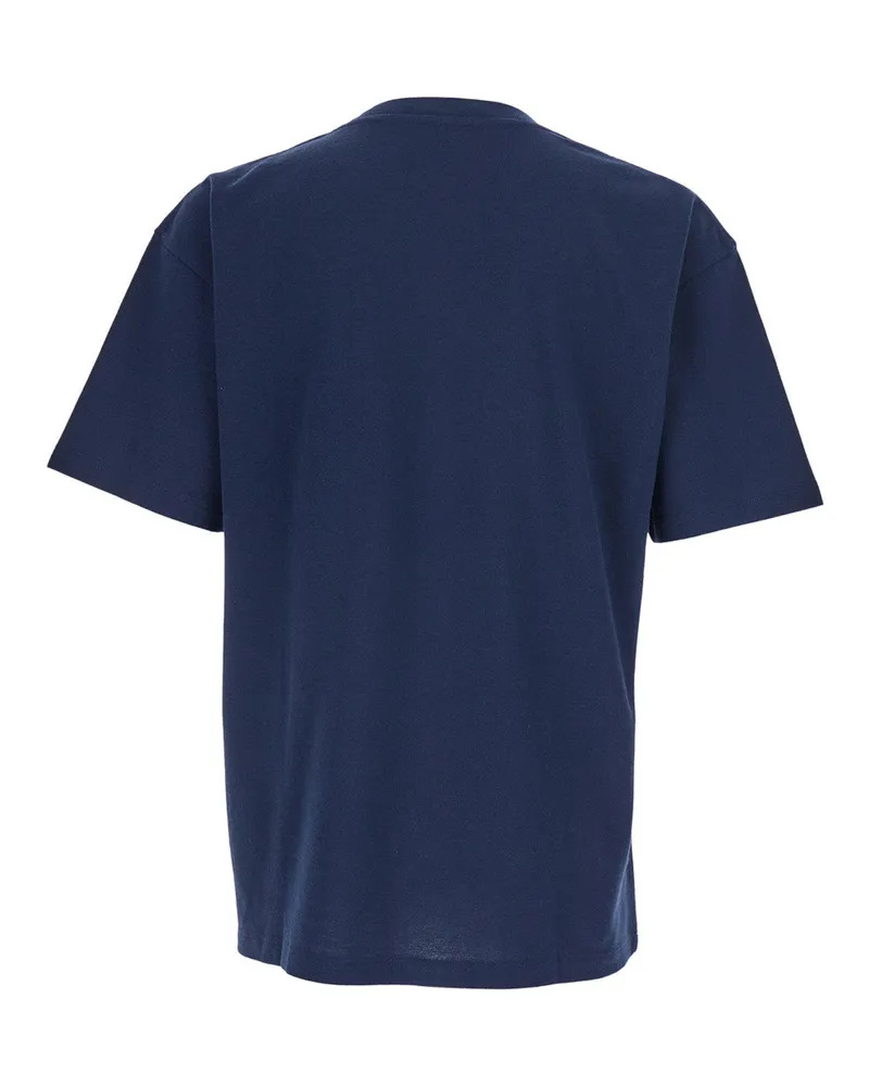 Saint Laurent Cotton T-Shirt — Navy Navy