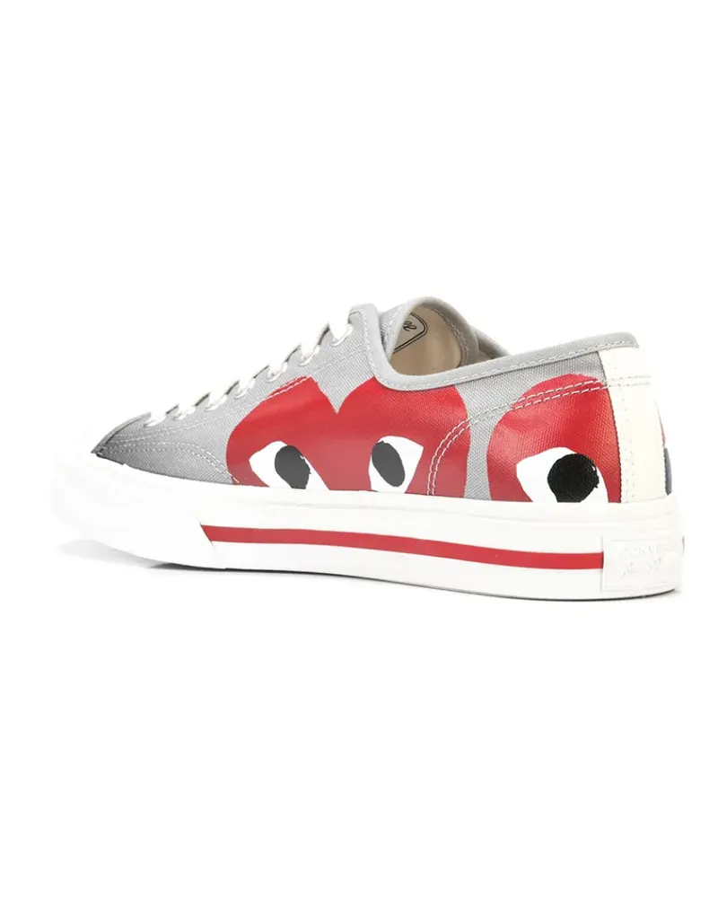 Comme des Garçons Men's Comme Des Garã§ons Play X Converse Jack Purcell Sneakers Grey Shoes Grey