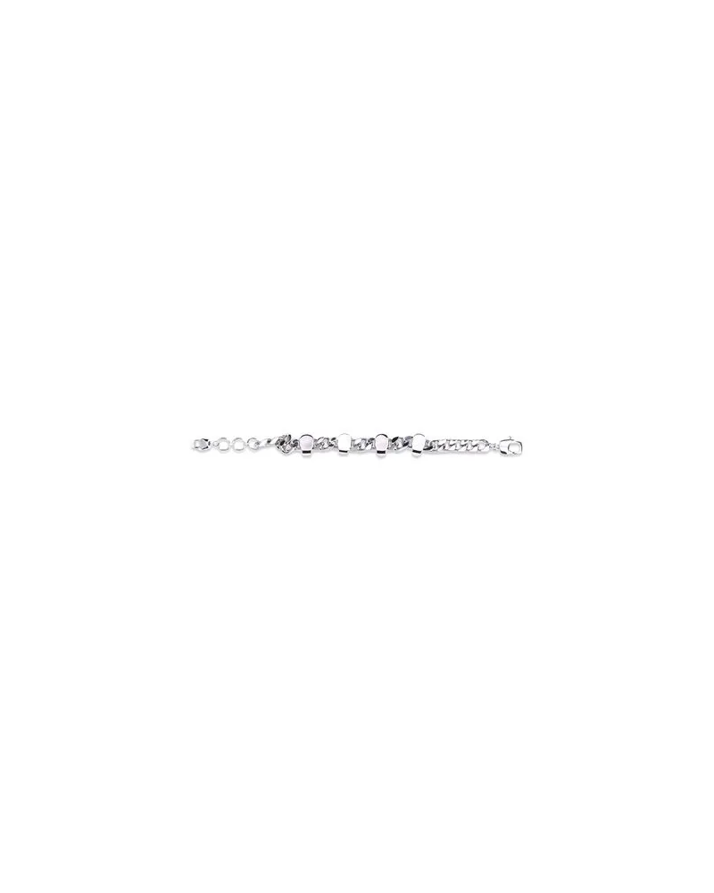 Alexander McQueen Men's Silver Metal Bracelet Silver