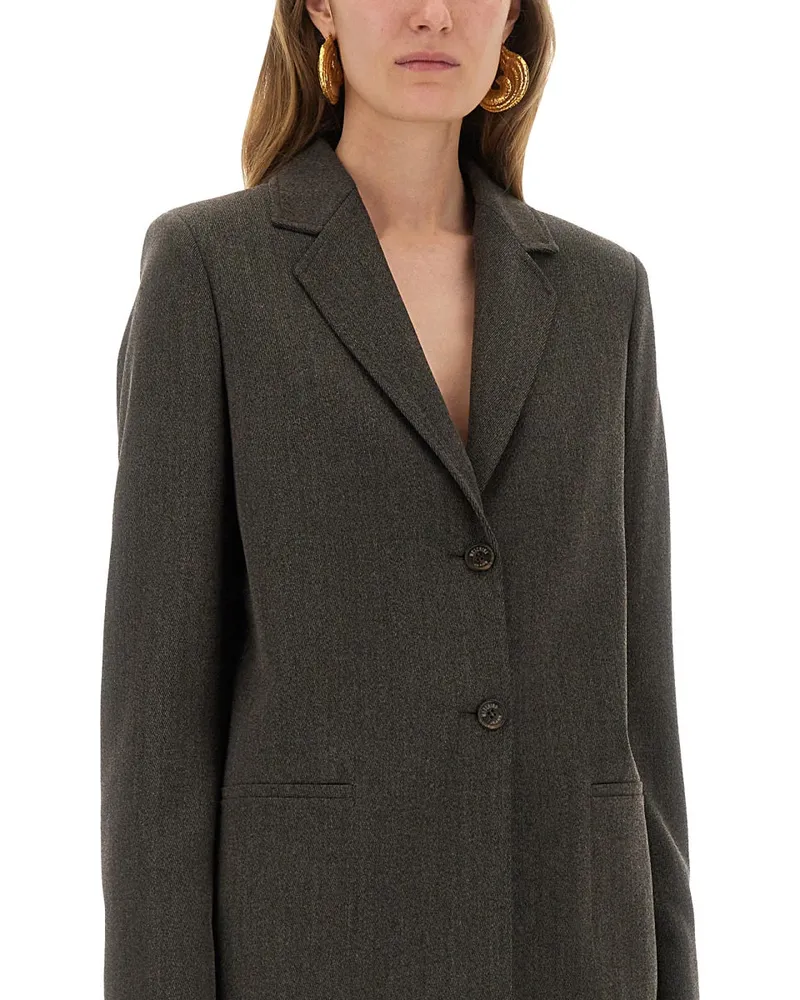 Moschino Wool Blend Jacket — Brown Brown
