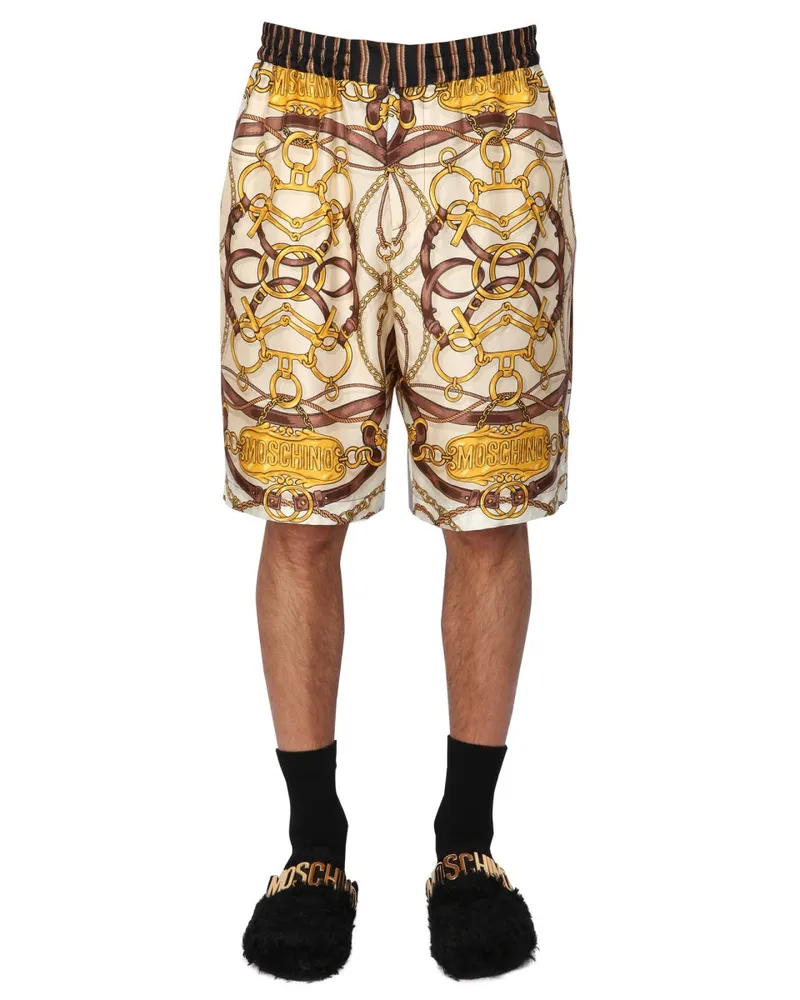 Moschino Teddy Bermuda Shorts — Multicolor Multicolor