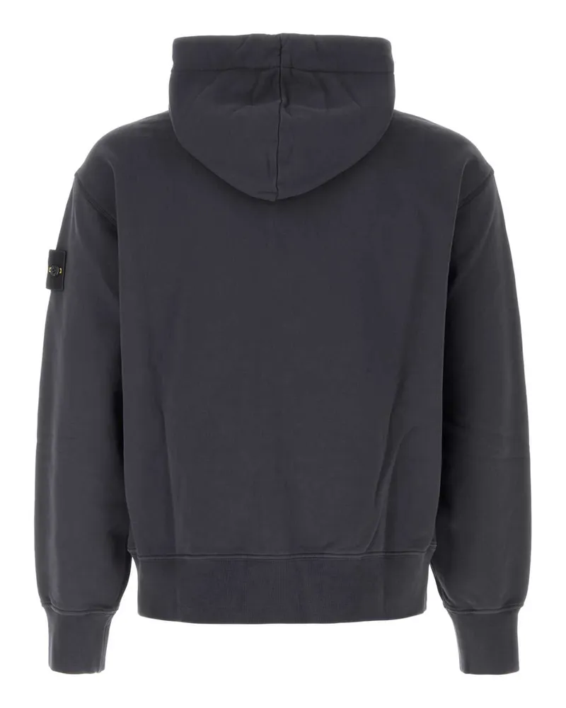 Stone Island Blue Felpe Exterior: Cotton Sweater Blue