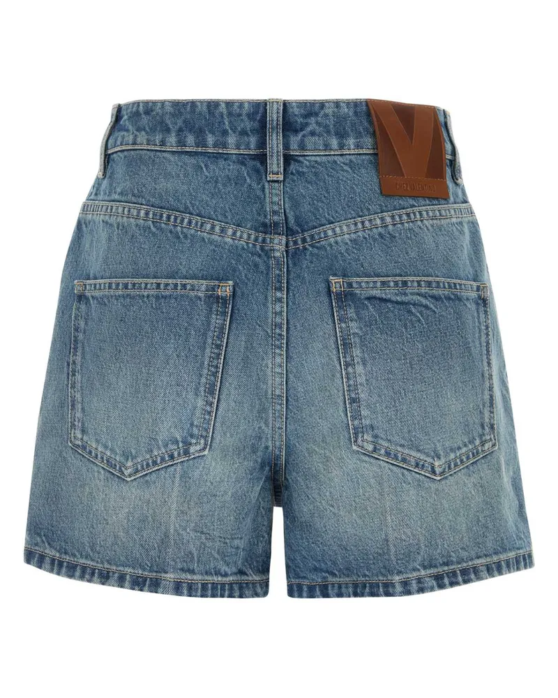 Valentino Garavani Denim Shorts — Blue Blue