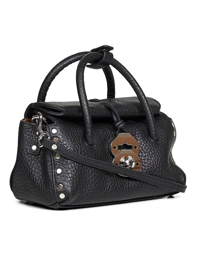 Zanellato Women's Handbag Dotta Baby Black Handbags Hand Bags Black