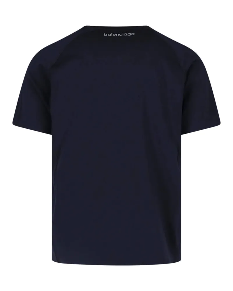Balenciaga Men's T-Shirts And Polos Blue Polyamide Navy