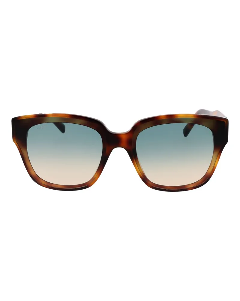 TOD'S TOS-1591 Tortoiseshell Acetate Sunglasses — Brown Brown