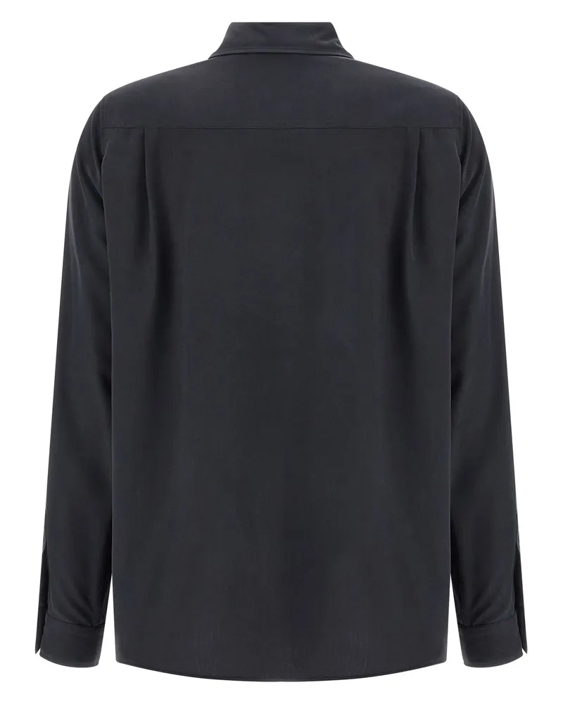 Max Mara Women's Gray Silk Blouse Gray