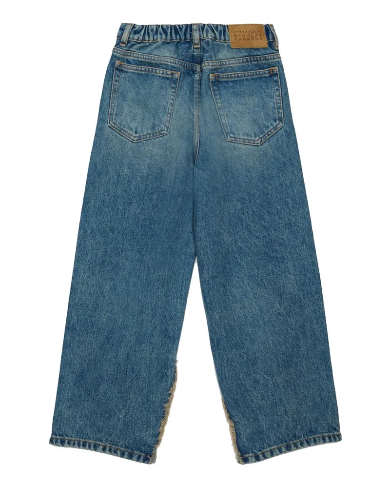 Maison Margiela Multicolor Denim Cotton Trousers — Multicolor Multicolor