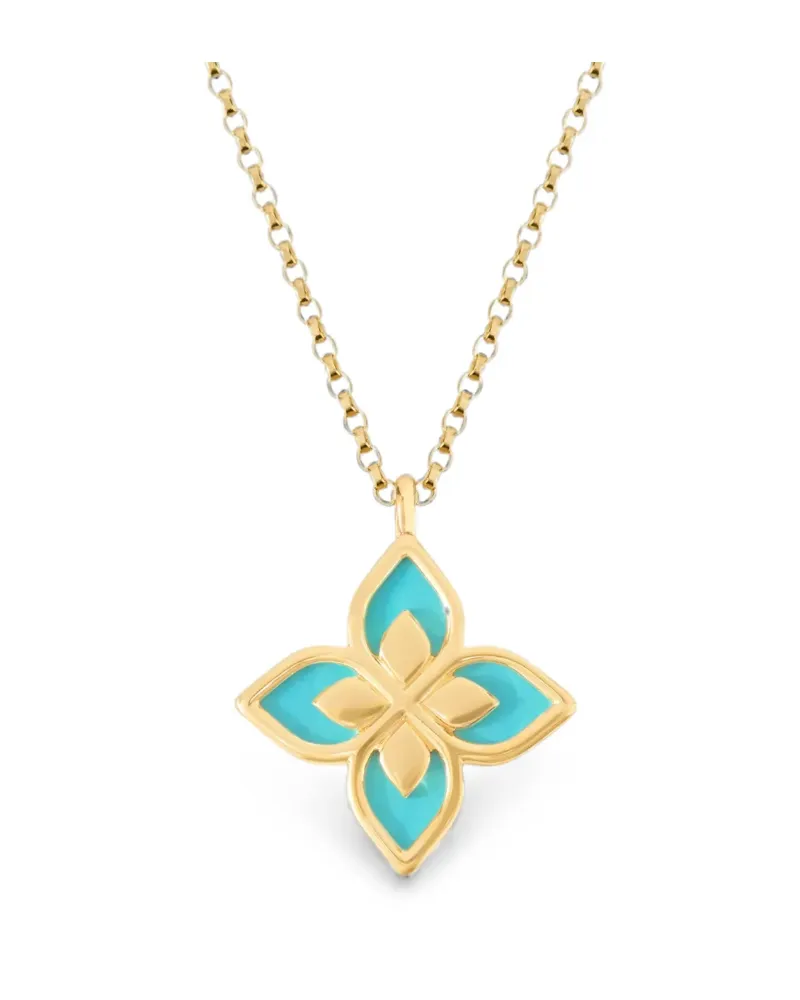 Roberto Coin Women's 18kt Yellow Gold Diamonds Necklace Ss26 W Gold