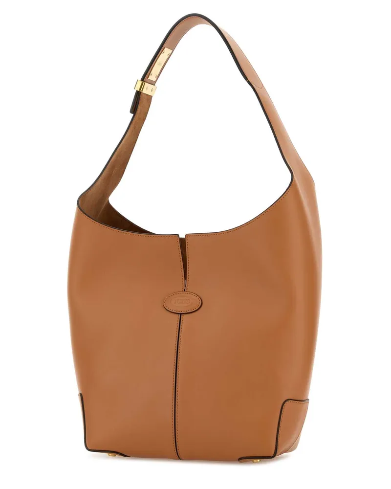 TOD'S Women's Sacca Shoulder Bag Brown Calf Brown