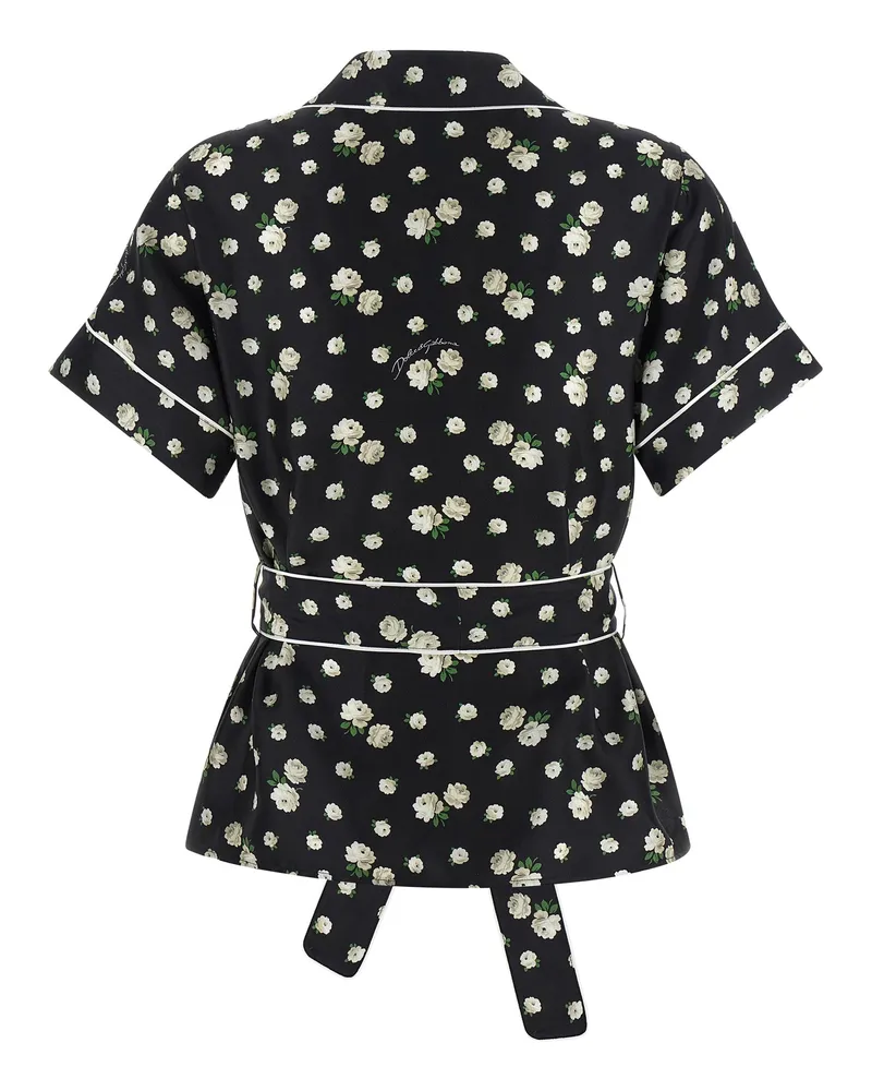 Dolce & Gabbana Women's Black Silk Blouse Black
