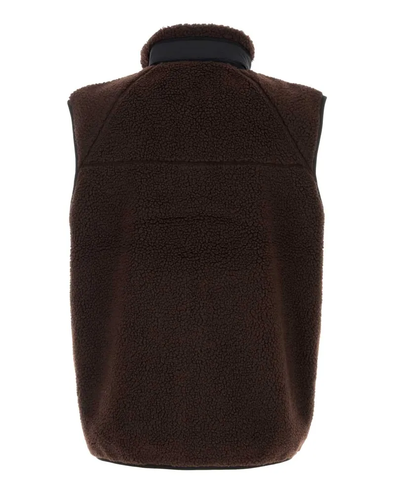 Carhartt WIP Fleece-Lined Vest — Brown Brown