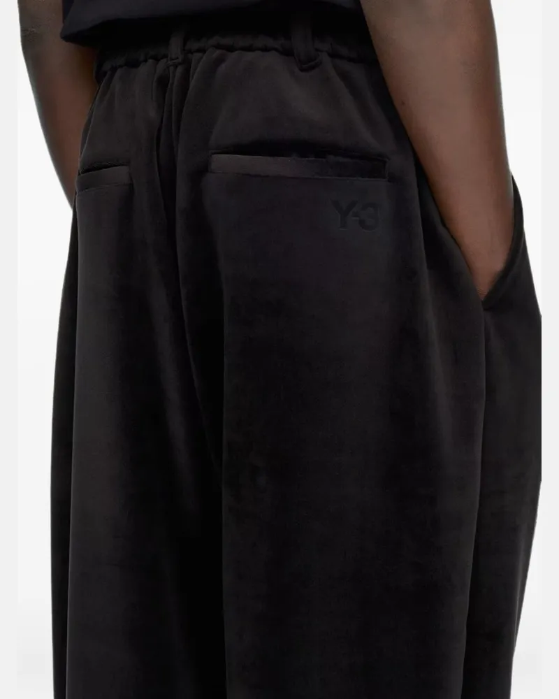 Y-3 Velvet Trousers — Black Black