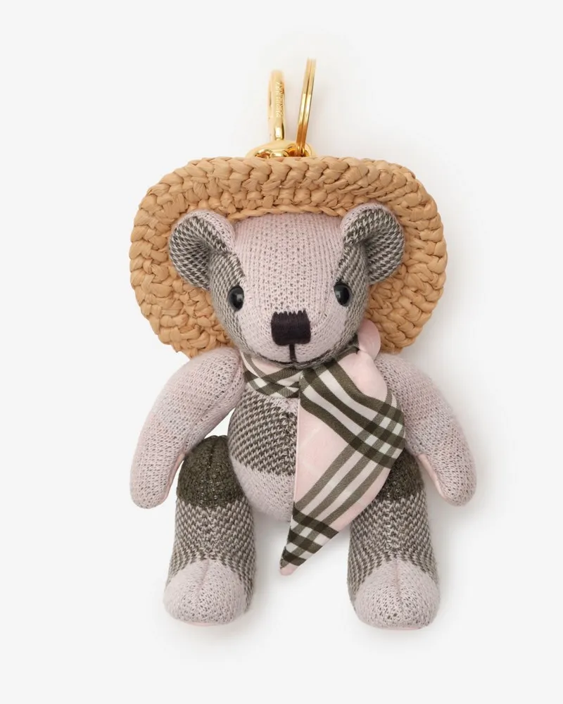 Burberry Thomas Teddybär-Anhänger Mallow