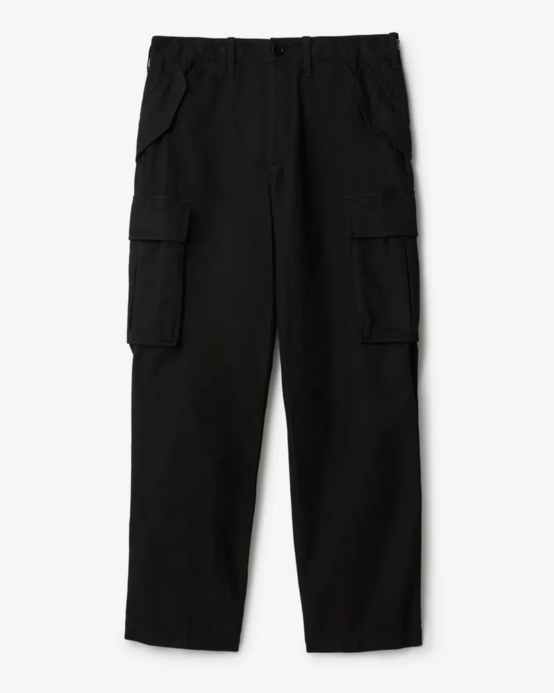 Burberry Baumwoll-Cargohose , Size Schwarz