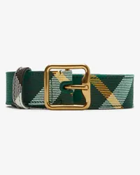 Burberry Gürtel „B Buckle“ in Check Ivy