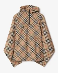 Burberry Cape in Check Sand