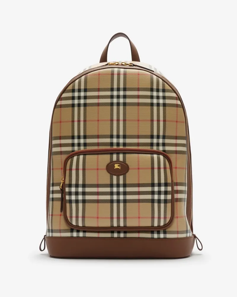 Burberry Rucksack in Check Vintage-beige