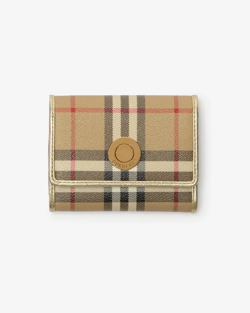 Burberry Kleine Faltbrieftasche in Check Archive