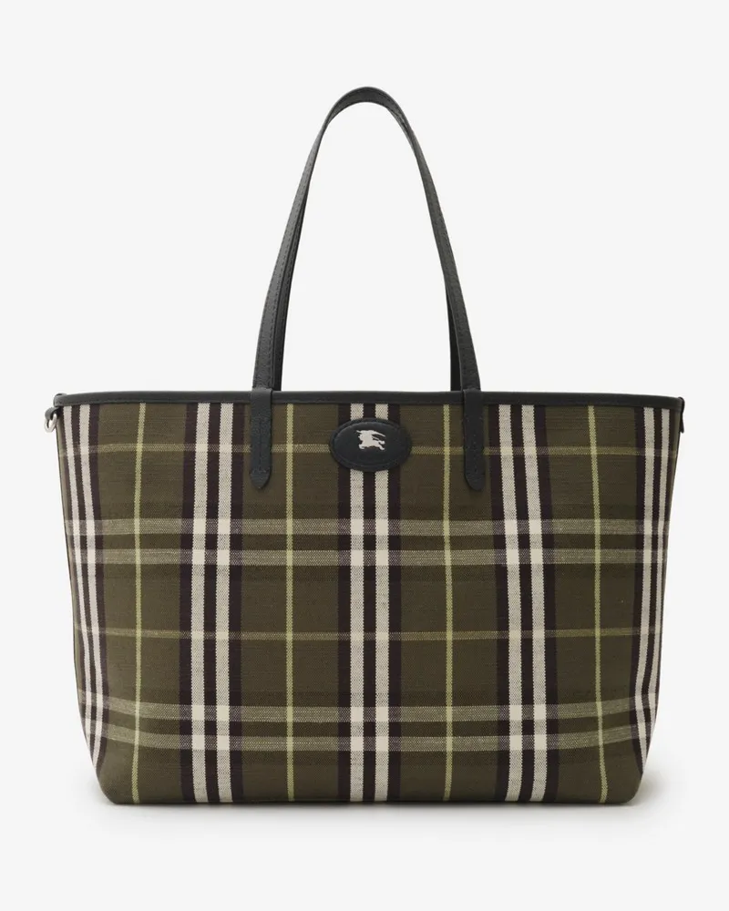 Burberry Mittelgroße wendbare Henkeltasche „Bloomsbury Thicket-grün