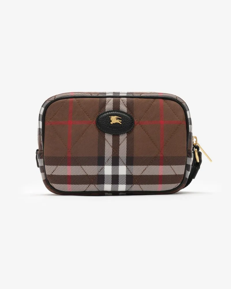 Burberry Etui „Horseshoe Chocolate-braun