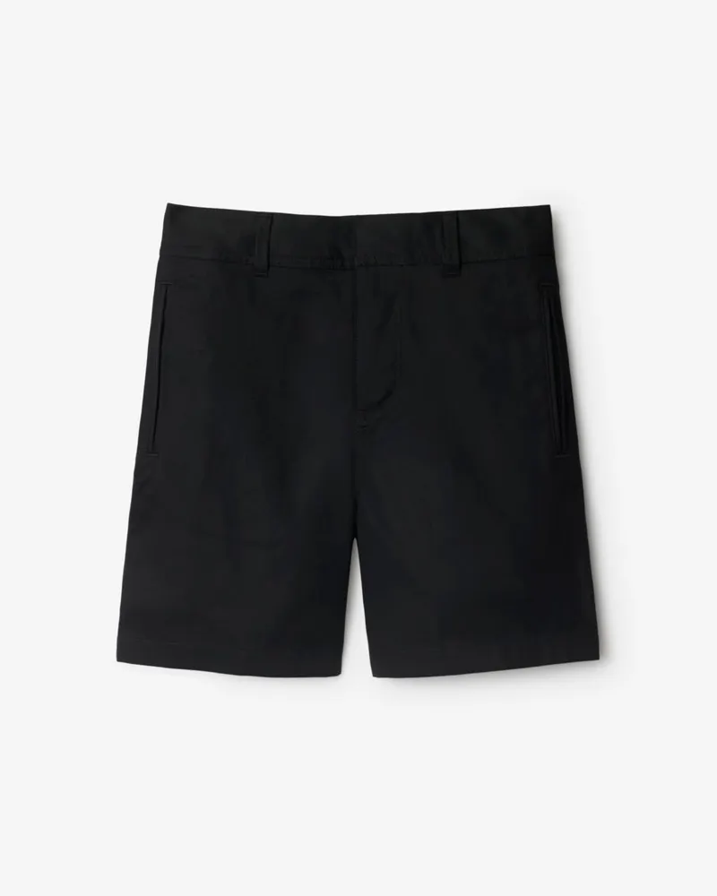 Burberry Baumwollmisch-Shorts Schwarz