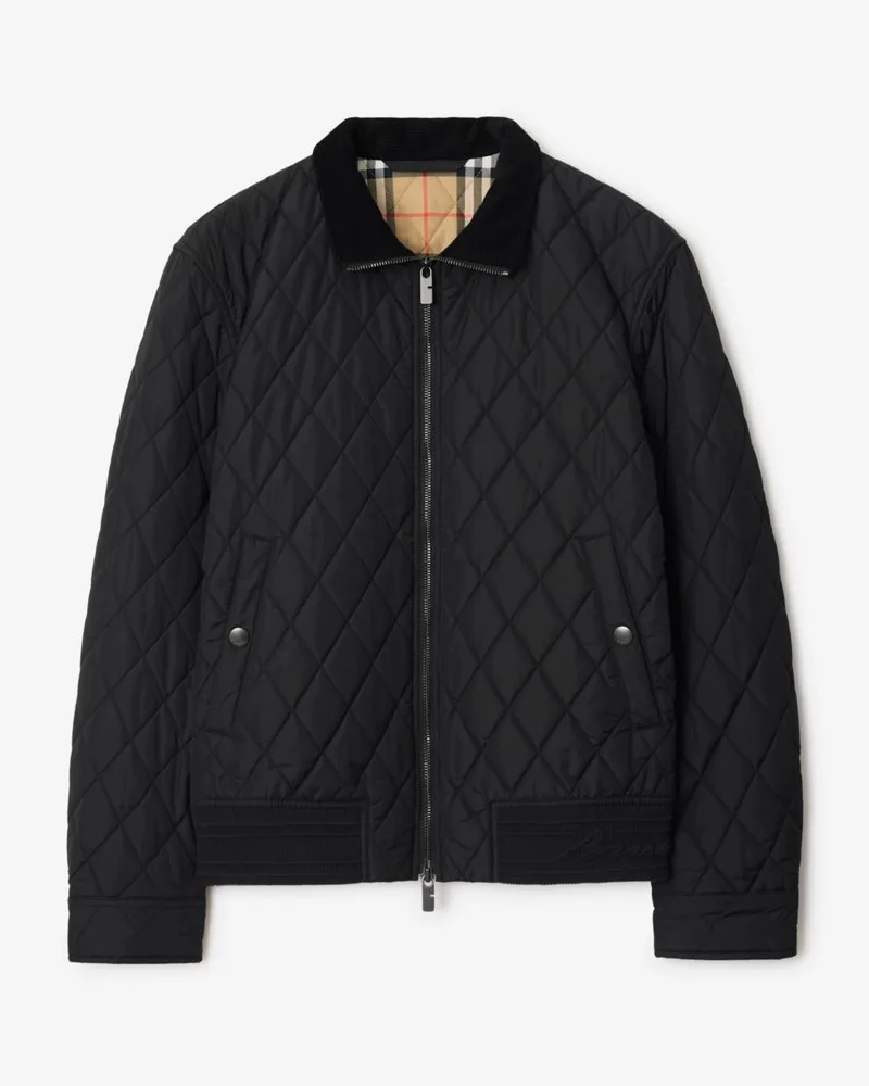 Burberry Nylon-Steppjacke Schwarz