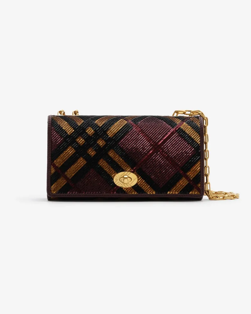 Burberry Tasche „Cotswolds“ im Kleinformat mit Kettenriemen Dark