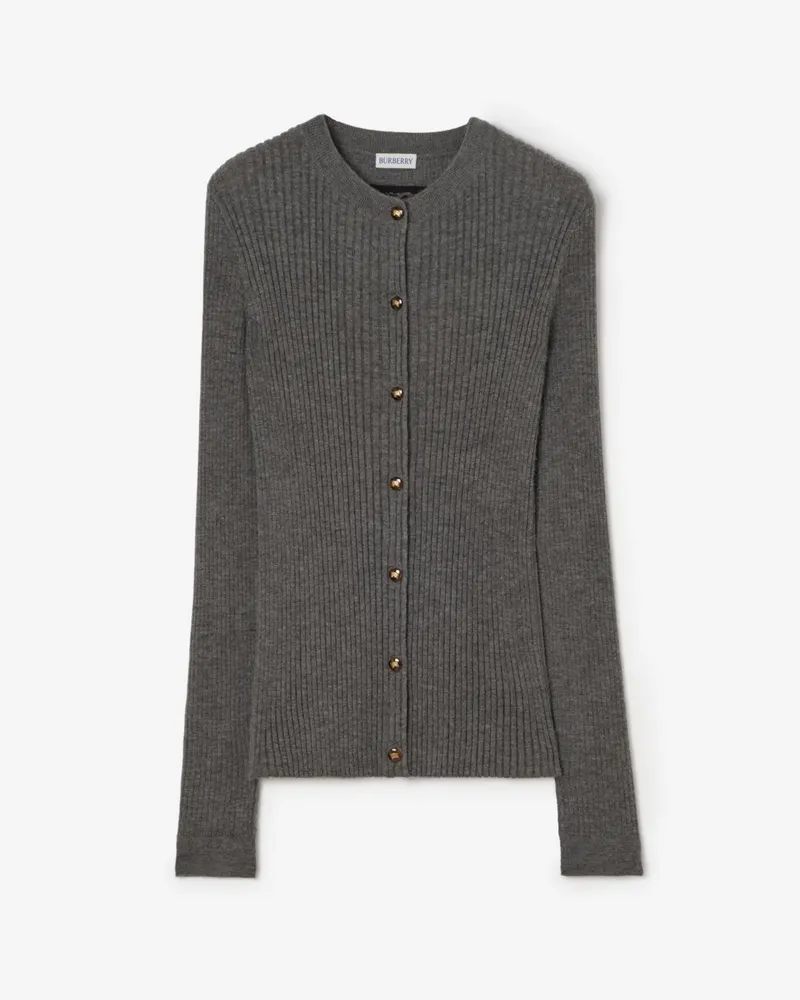Burberry Kaschmir-Cardigan , Size Grau