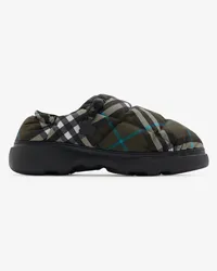 Burberry Nylonmisch-Mules „Pillow“ in Check Snug