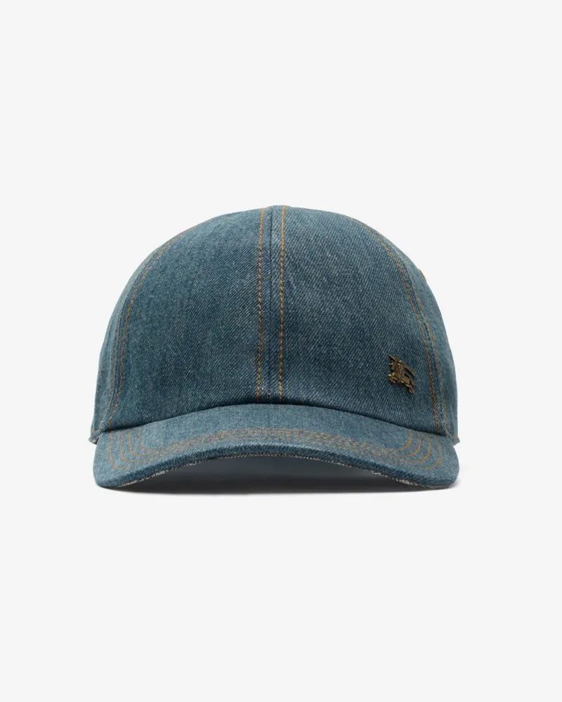 Burberry Denim-Basecap , Size Navyblau