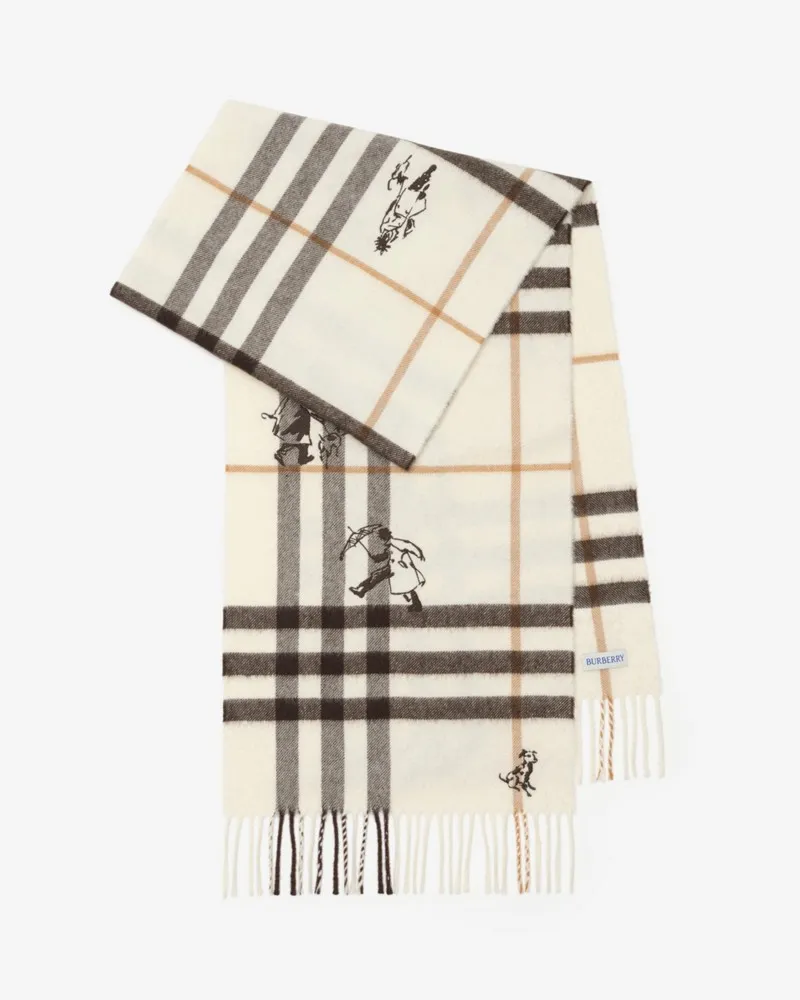 Burberry Kaschmirschal „Check Mates Pebble