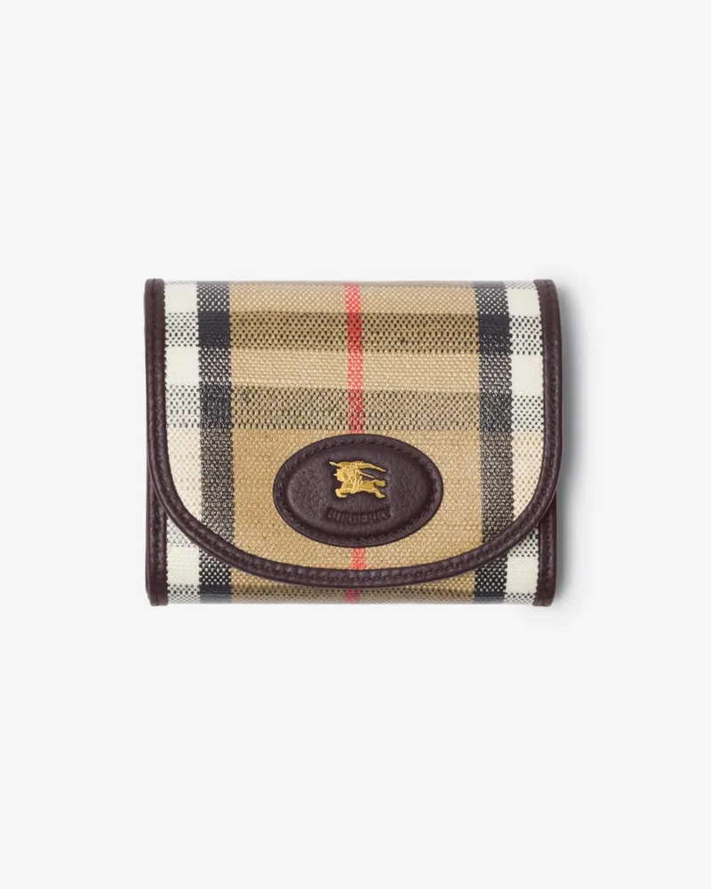 Burberry Kompakte Brieftasche „Highlands Sand