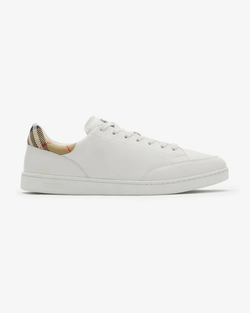 Burberry Ledersneaker „Set Weiß