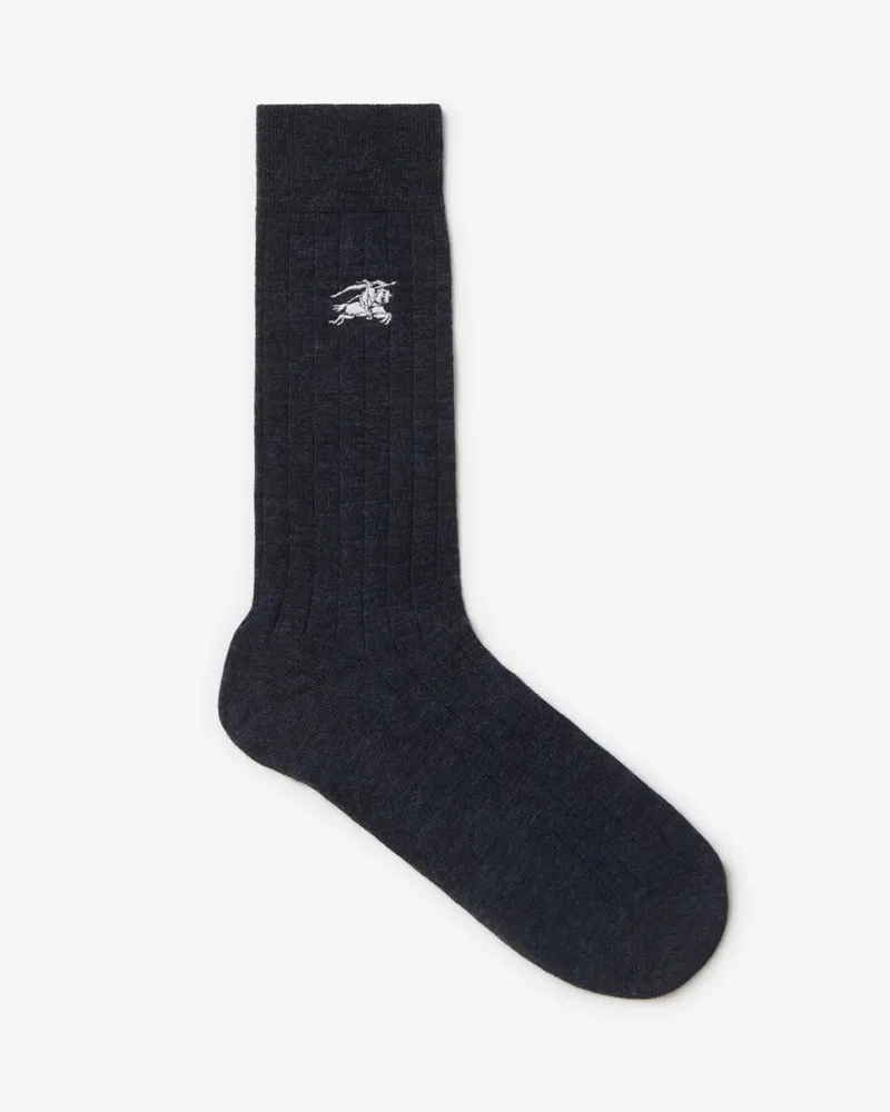 Burberry Wollmisch-Socken Marineblau