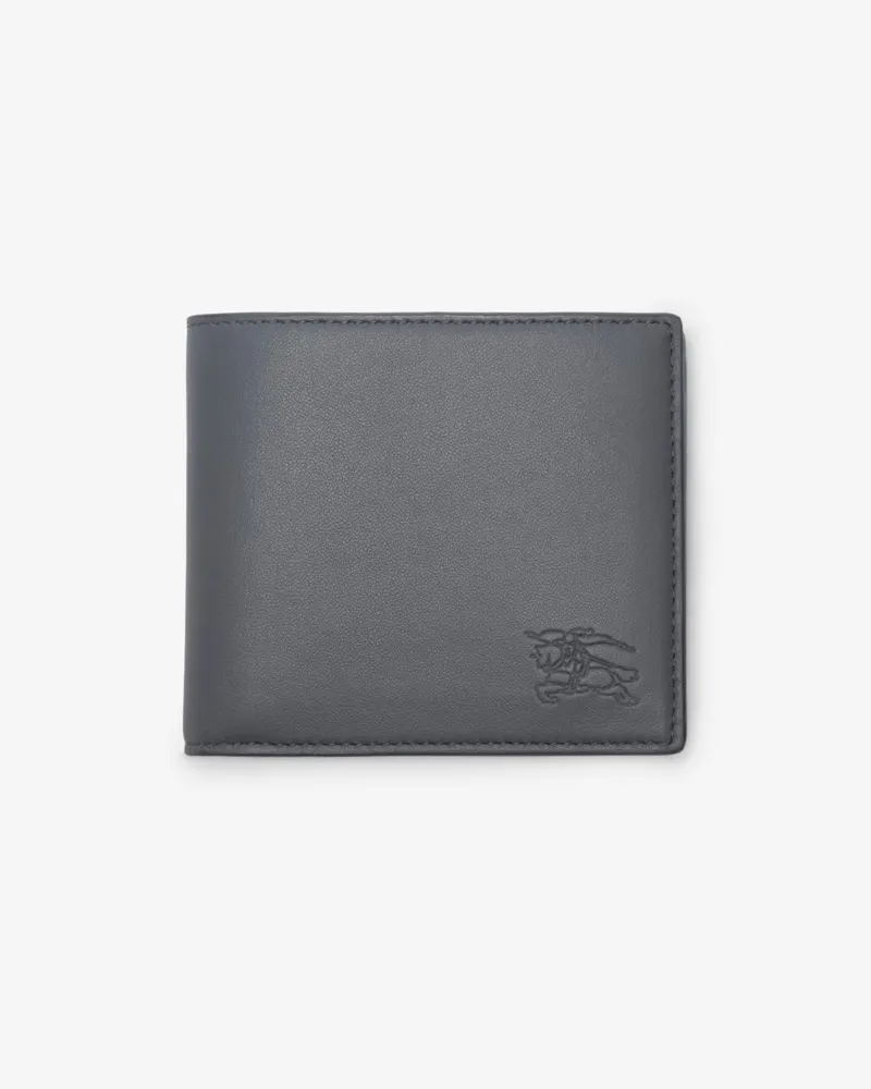 Burberry Pop Check Bifold Wallet Wave