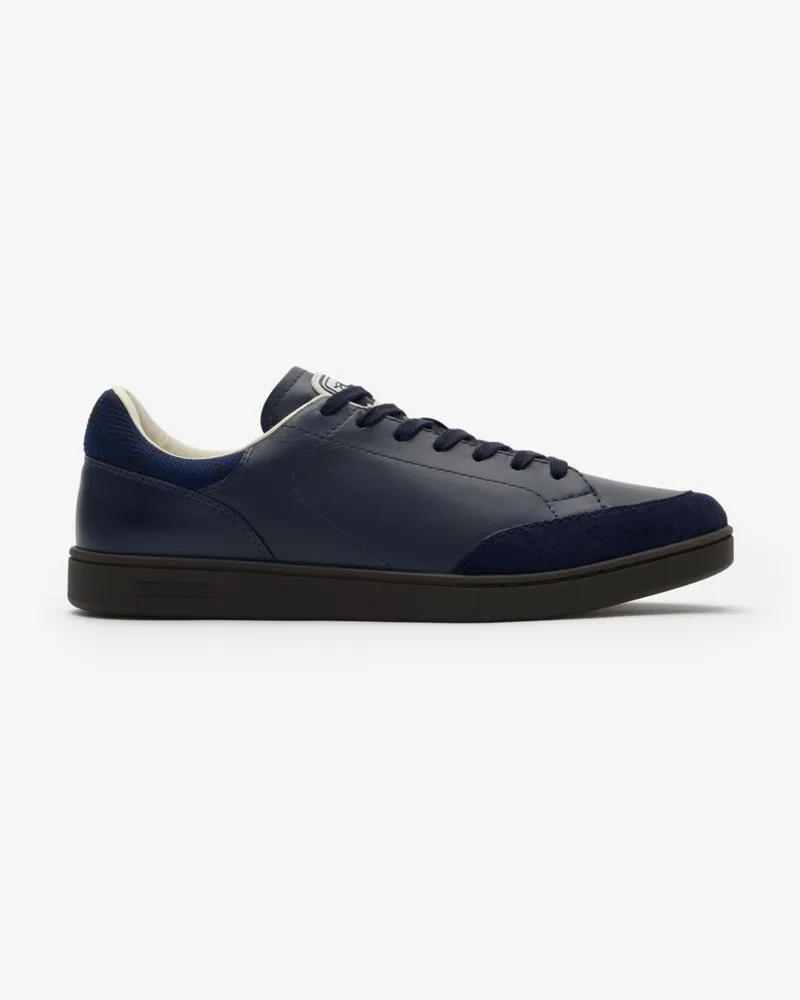 Burberry Sneaker „Set“ aus Leder und Veloursleder , Size Midnight