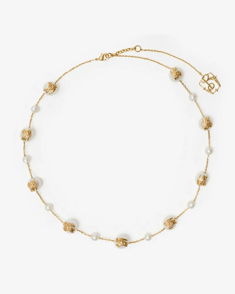 Burberry Kette „Sphere Pearl“ mit EKD-Motiv Gold