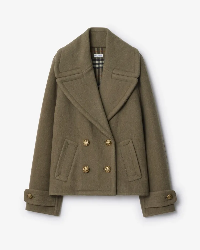 Burberry Wolljacke , Size Glade-grün