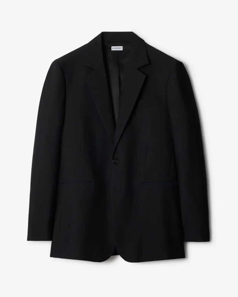 Burberry Wolljackett Schwarz