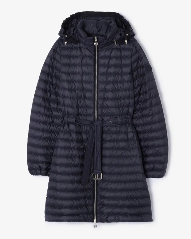 Burberry Wattierter Nylonmantel „Amberley Marineblau