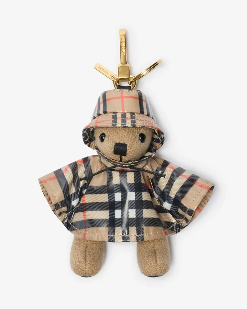 Burberry Thomas Teddybär-Anhänger Sand-beige