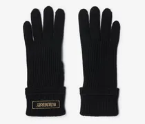 Wollmisch-Handschuhe mit Logo-Patch , Size