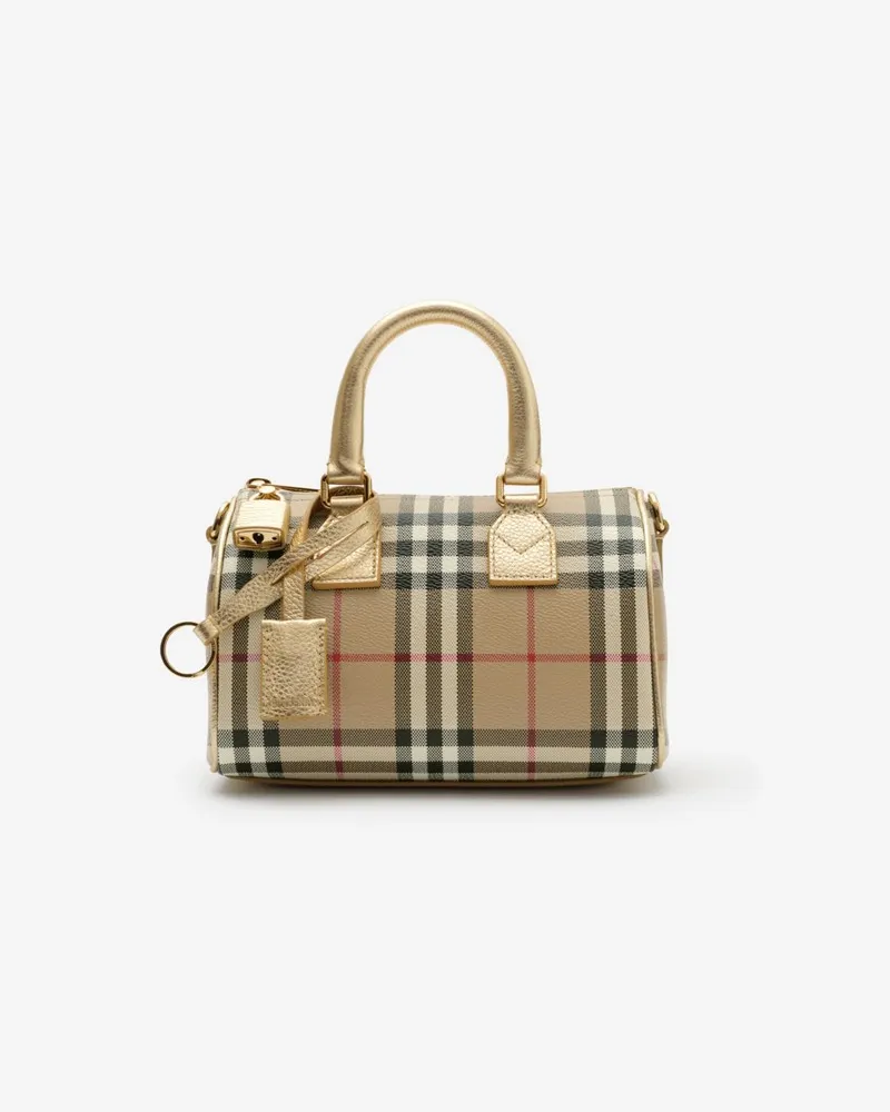 Burberry Bowlingtasche in Check im Kleinformat Archive