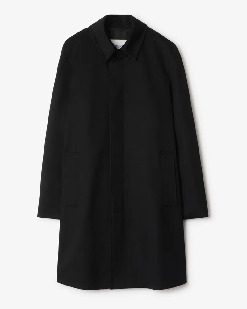 Burberry Mid-length Cashmere Car Coat , Size Black