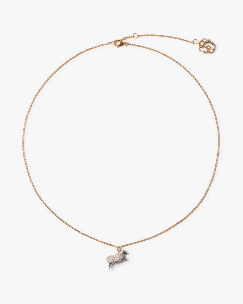 Burberry Kette „Sheep Charm Gold
